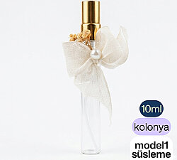 10 ml Altın Metal Sprey Cam Şişe - Kişiye Özel Kolonya & Hediyelik - hepsi anadolu