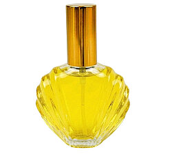 50 ml İstiridye Model Cam Şişe - Gold ve Gümüş Sprey Kapak Seçenekli - Prestijli Kolonya - hepsi anadolu