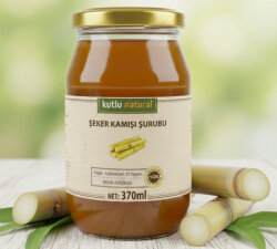 Doğal Enerji Kaynağı: %100 Saf Şeker Kamışı Şurubu 370 ml. - Kutlu Organik