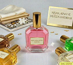 KAZABLANKA MODEL 50 ml KÖŞELİ PARFÜM ŞİŞESİ GOLD METALE METAL SPREYLİ - 2