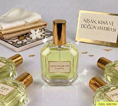 KAZABLANKA MODEL 50 ml KÖŞELİ PARFÜM ŞİŞESİ GOLD METALE METAL SPREYLİ - 6