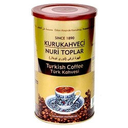 Kurukahveci Nuri Toplat Türk Kahvesi 500gr. Teneke Kutu - kurukahveci nuri toplar