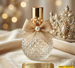 Lüks Kristal Kesim Kolonya Şişesi 100 ml Boş Parfüm/Kolonya Şişesi&Kolonya&süsleme - 2