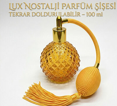 LUX NOSTALJİ VINTAGE PARFÜM & KOLONYA ŞİŞESİ – 100 ML - 2