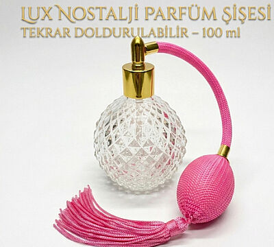 LUX NOSTALJİ VINTAGE PARFÜM & KOLONYA ŞİŞESİ – 100 ML - 3