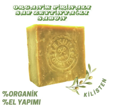 Organik Pirinalı Saf Zeytinyağlı Sabun - 1
