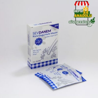 Sevdanem Tek Kullanımlık Kuru Doğal Kefir Mayası 3*0,5g - 1